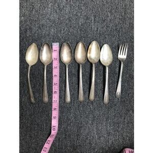 William A Rogers imperial silver co Vintage 1939 Flatware 7-Piece